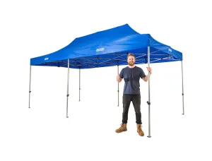 Kings 6x3m Portable Gazebo | Heavy Duty Steel Frame | UPF50  | Waterproof | 420D Coated polyester