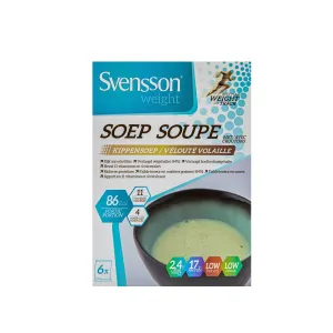 Kippensoep met croutons