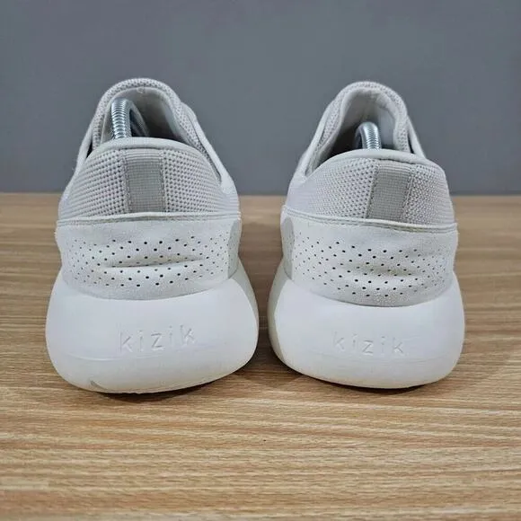 Kizik Madrid Eco Knit Sneaker Mens Shoe Marshmallow Off White Size 10 Wide