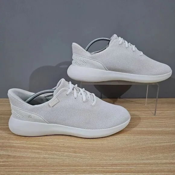 Kizik Madrid Eco Knit Sneaker Mens Shoe Marshmallow Off White Size 10 Wide