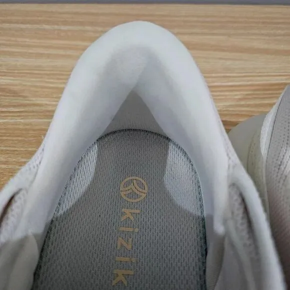 Kizik Madrid Eco Knit Sneaker Mens Shoe Marshmallow Off White Size 10 Wide