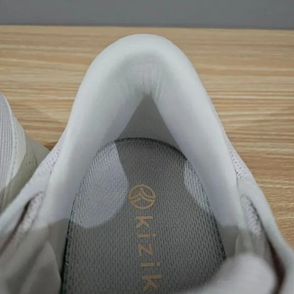 Kizik Madrid Eco Knit Sneaker Mens Shoe Marshmallow Off White Size 10 Wide