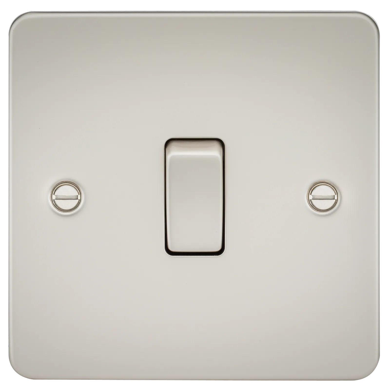 Knightsbridge FP1200PL Flat Plate 10AX 1G Intermediate Switch - Pearl