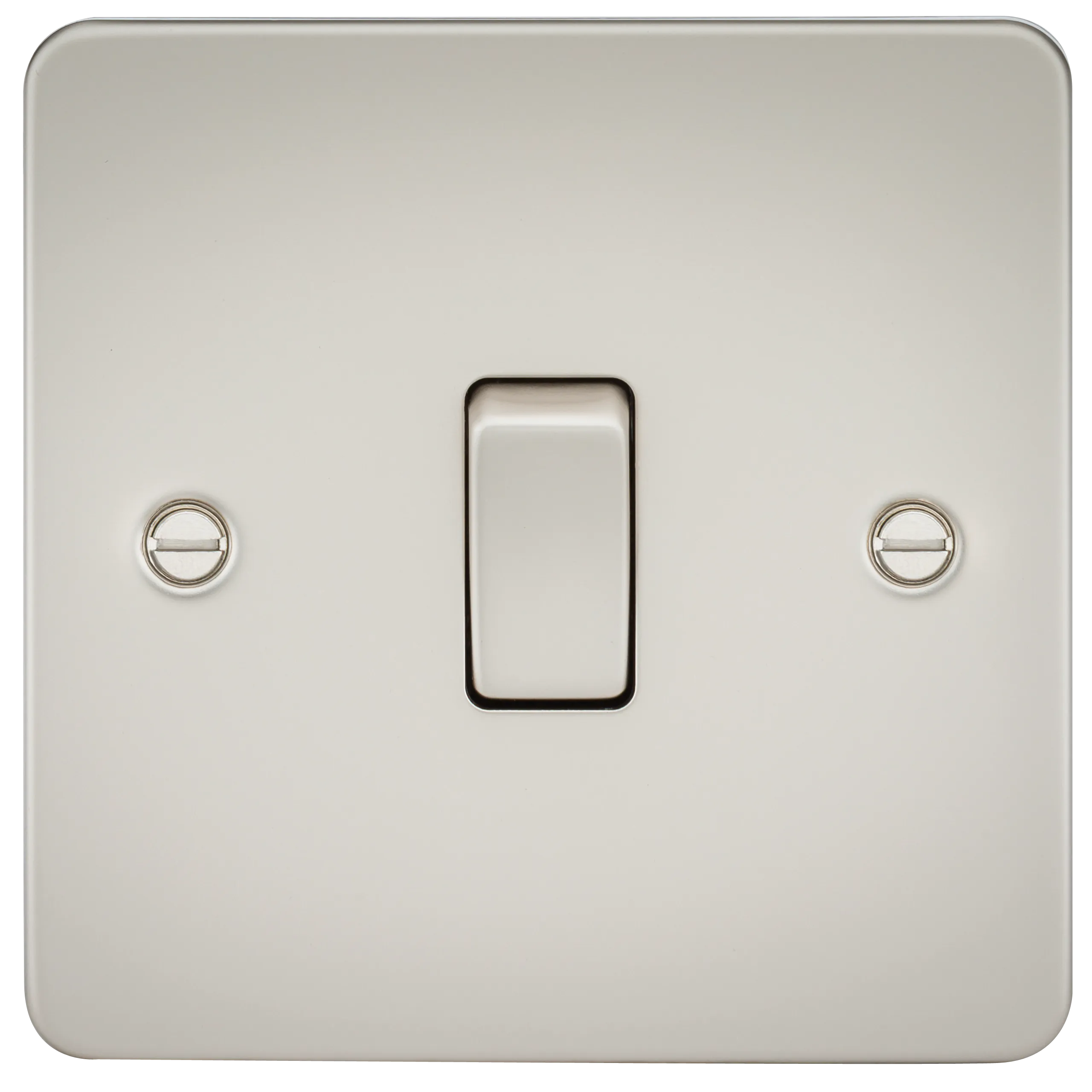 Knightsbridge FP8341PL Flat Plate 20A 1G DP Switch - Pearl