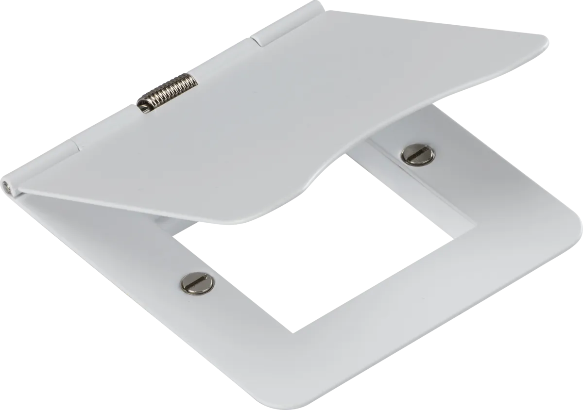 Knightsbridge FPF2GMW Flat Plate 2G Modular Floor Plate - Matt White