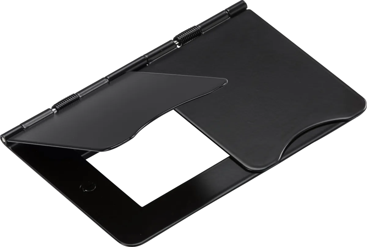 Knightsbridge FPF4GMB Flat Plate 4G Modular Floor Plate - Matt Black