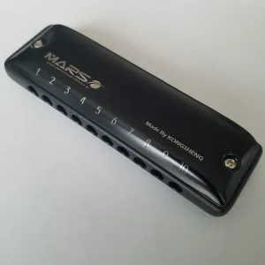 Kongsheng Mars Black Diatonic Harmonica