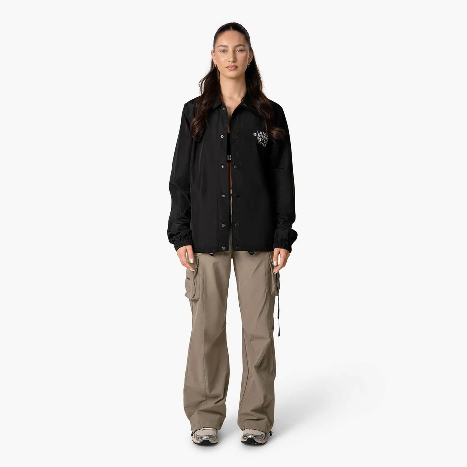 LA VIE JACKET | BLACK/WHITE