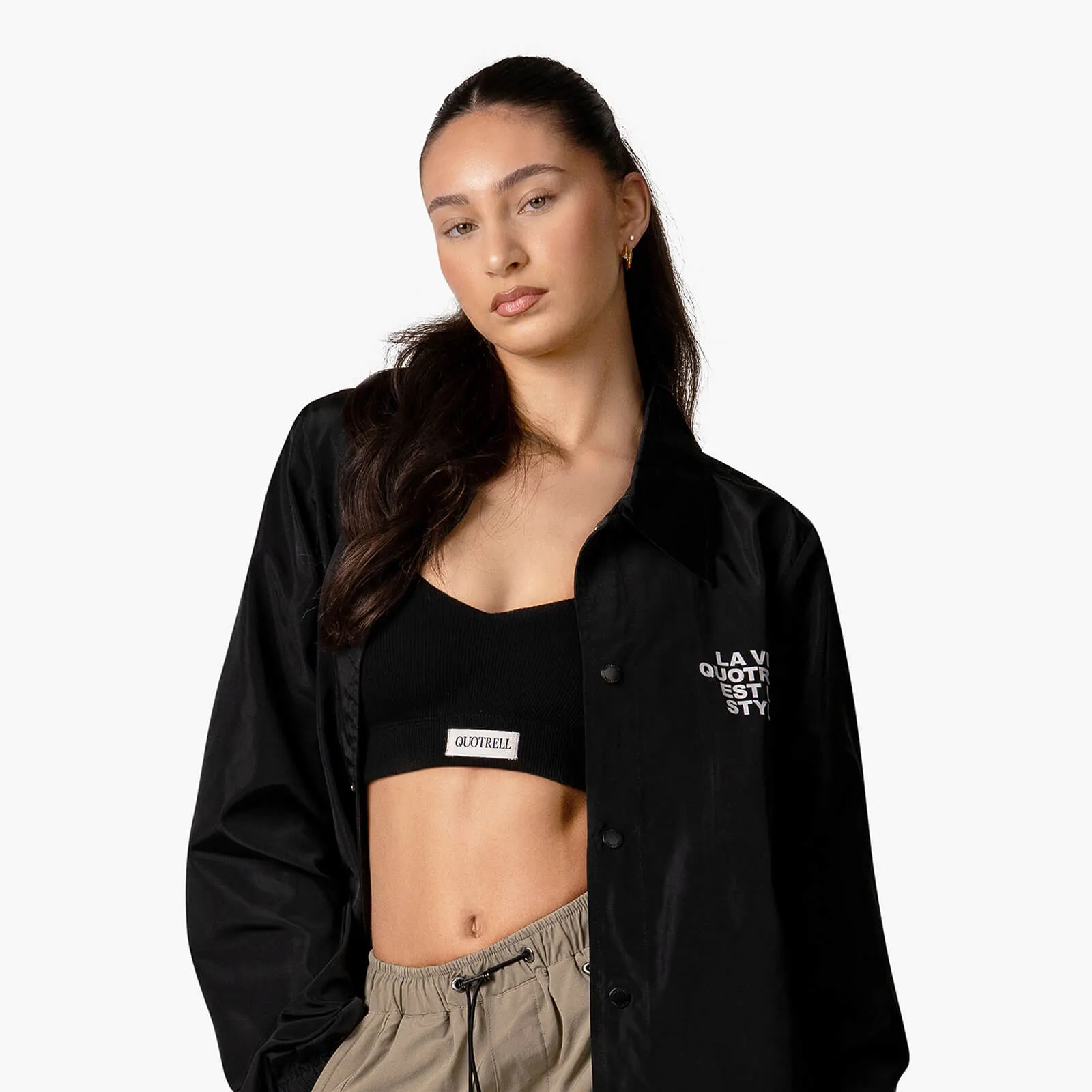 LA VIE JACKET | BLACK/WHITE