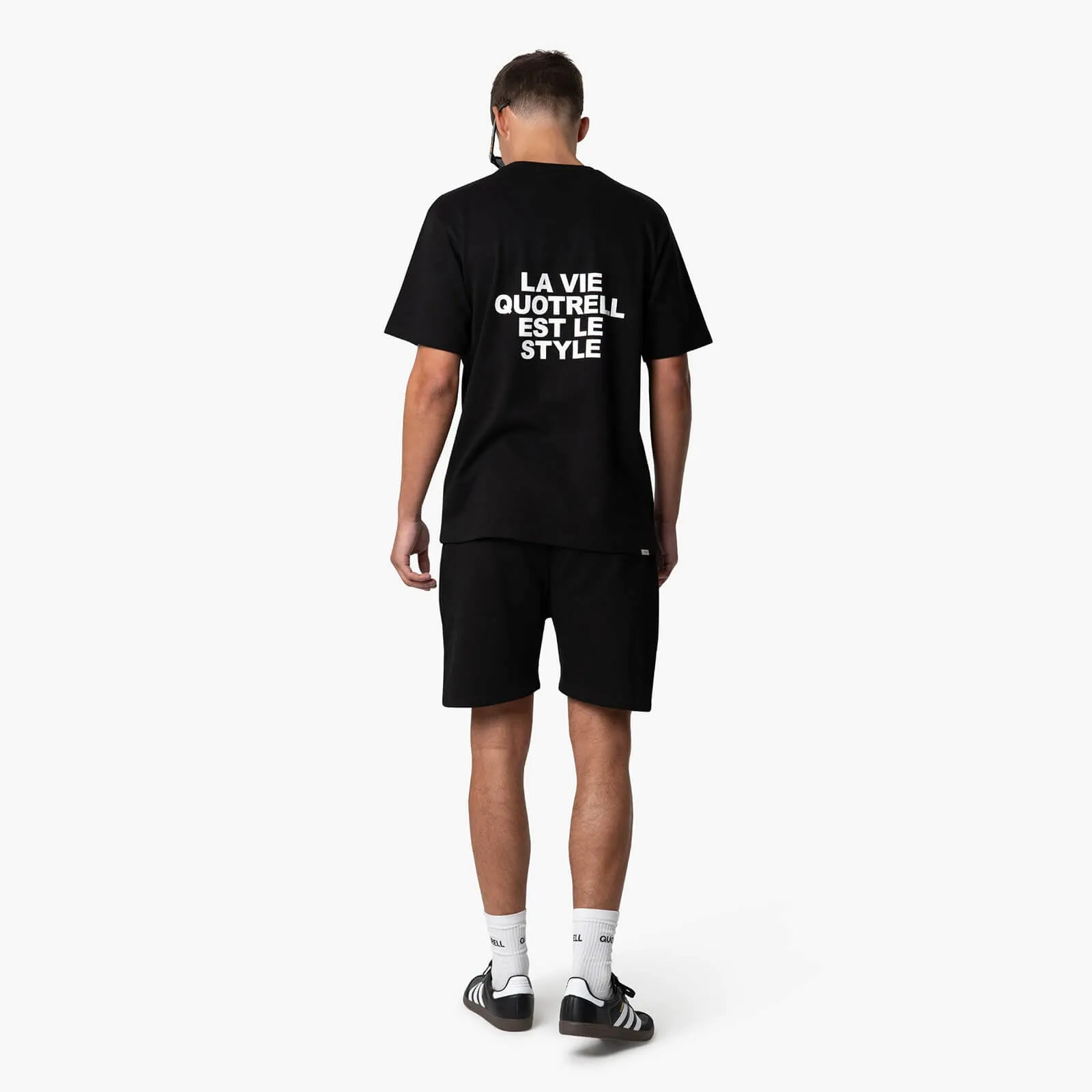 LA VIE T-SHIRT | BLACK/WHITE