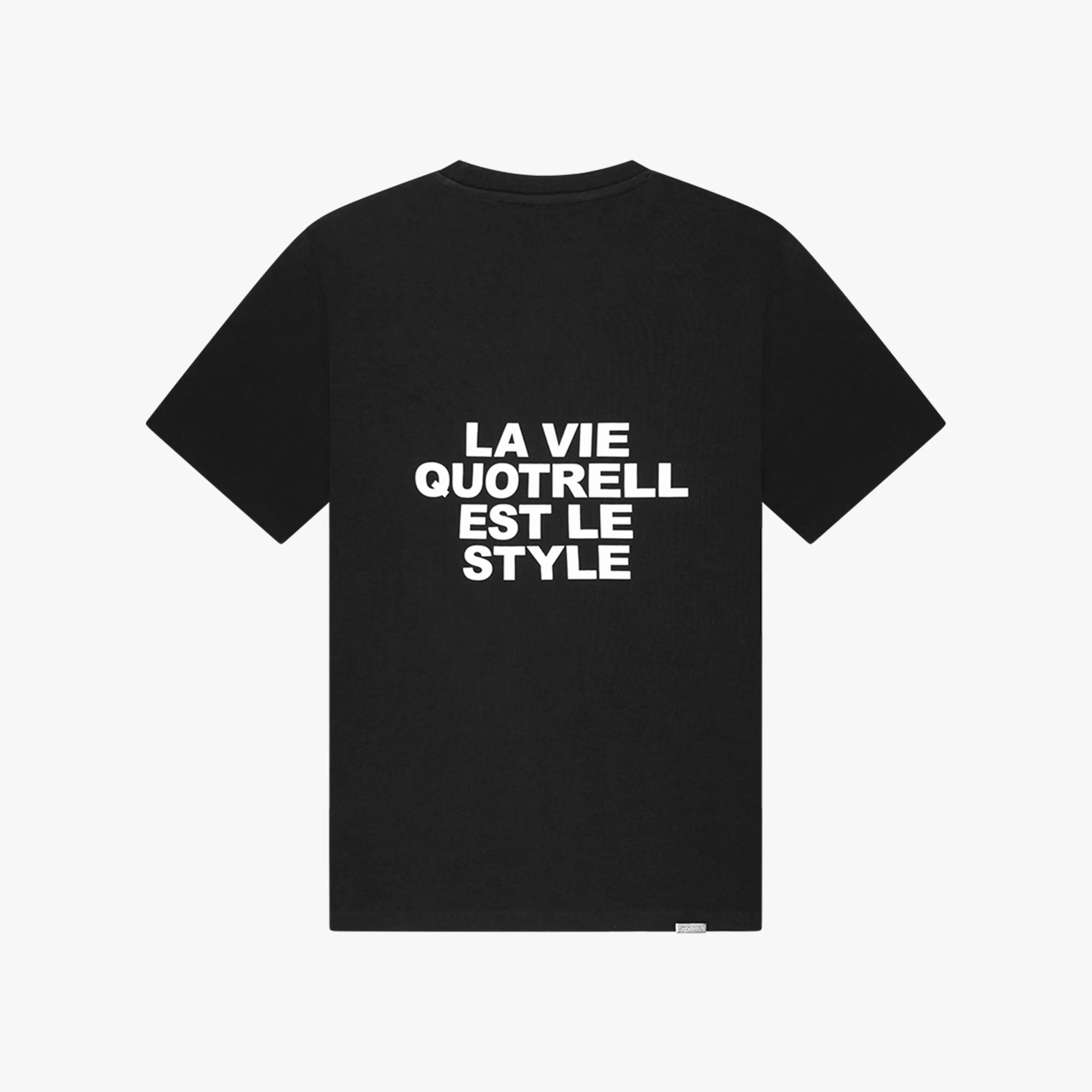 LA VIE T-SHIRT | BLACK/WHITE