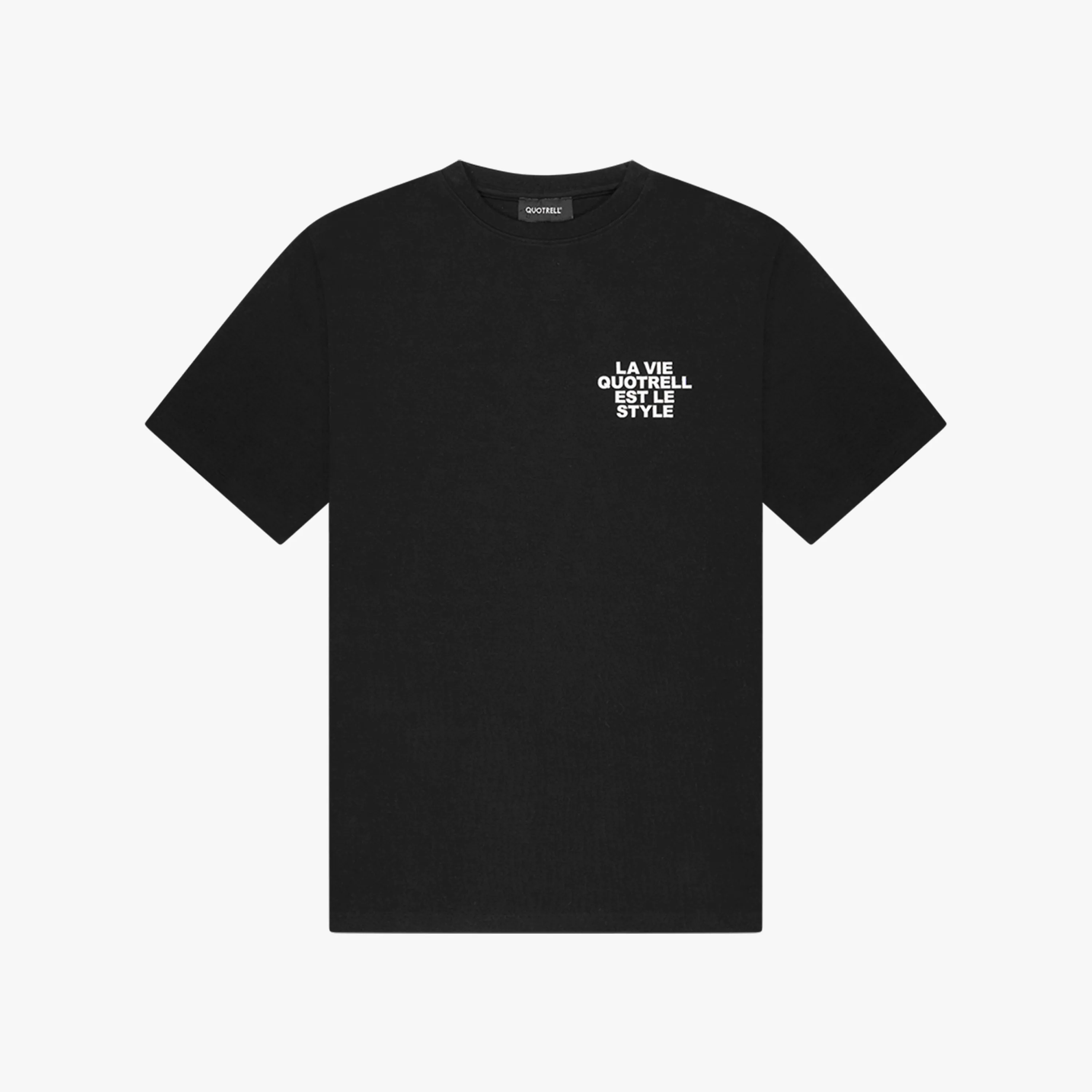 LA VIE T-SHIRT | BLACK/WHITE