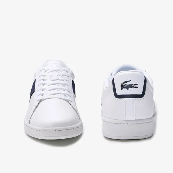 LACOSTE CARNABY EVO PIGMENTED LEATHER SNEAKERS