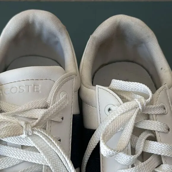 LACOSTE CARNABY EVO PIGMENTED LEATHER SNEAKERS