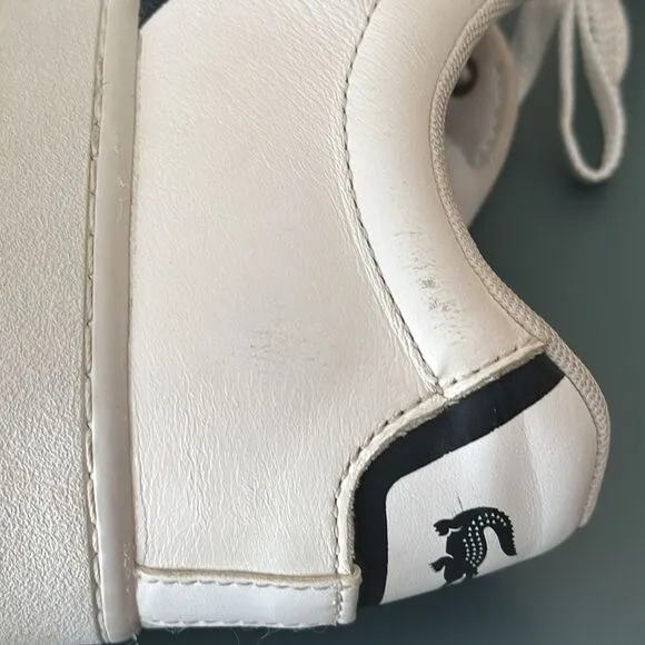 LACOSTE CARNABY EVO PIGMENTED LEATHER SNEAKERS
