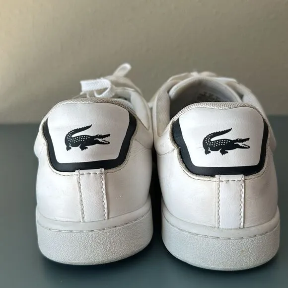 LACOSTE CARNABY EVO PIGMENTED LEATHER SNEAKERS