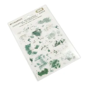 Lagoon - Essential Textblends Rub-On Transfers by 49 & Market