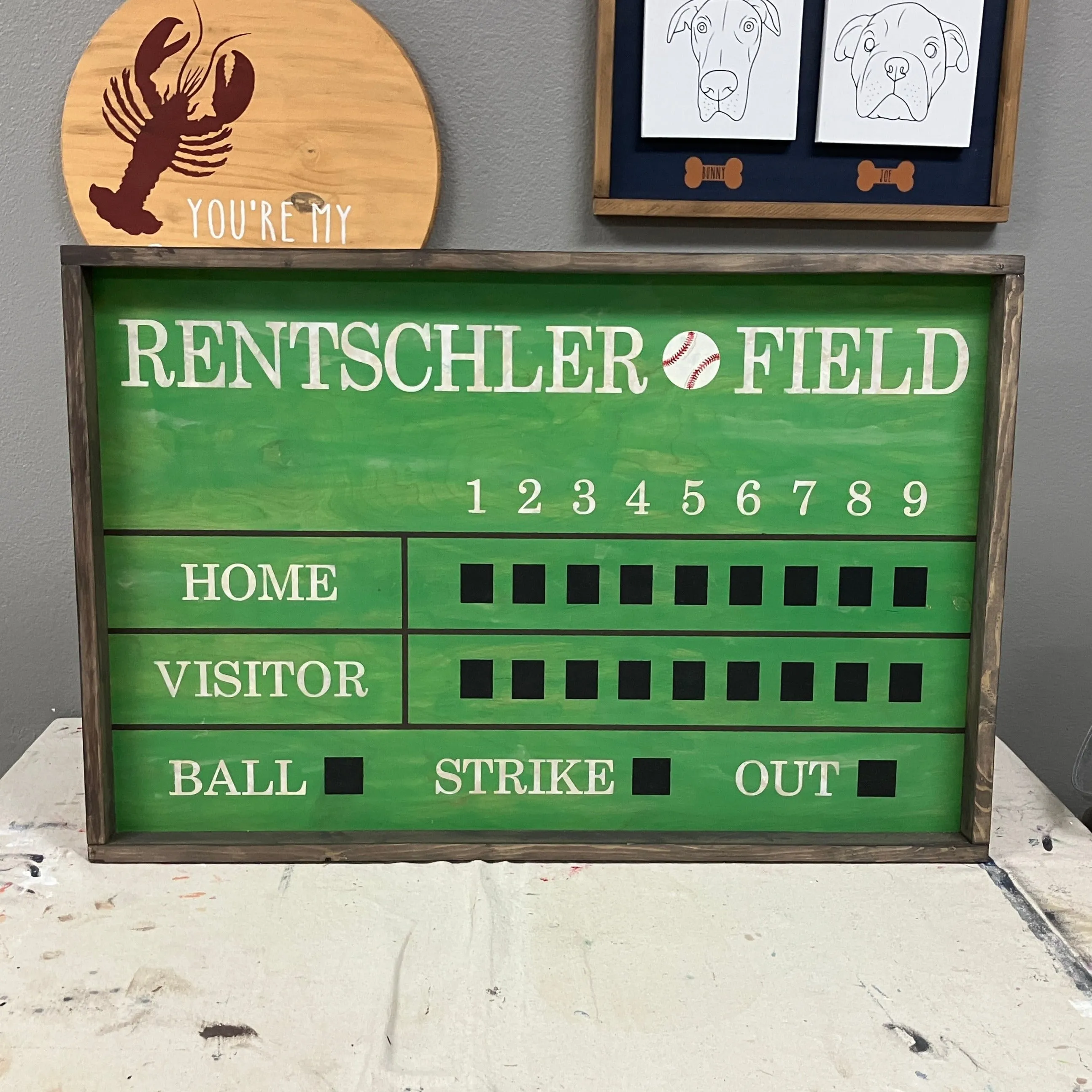 Large Framed Signs
