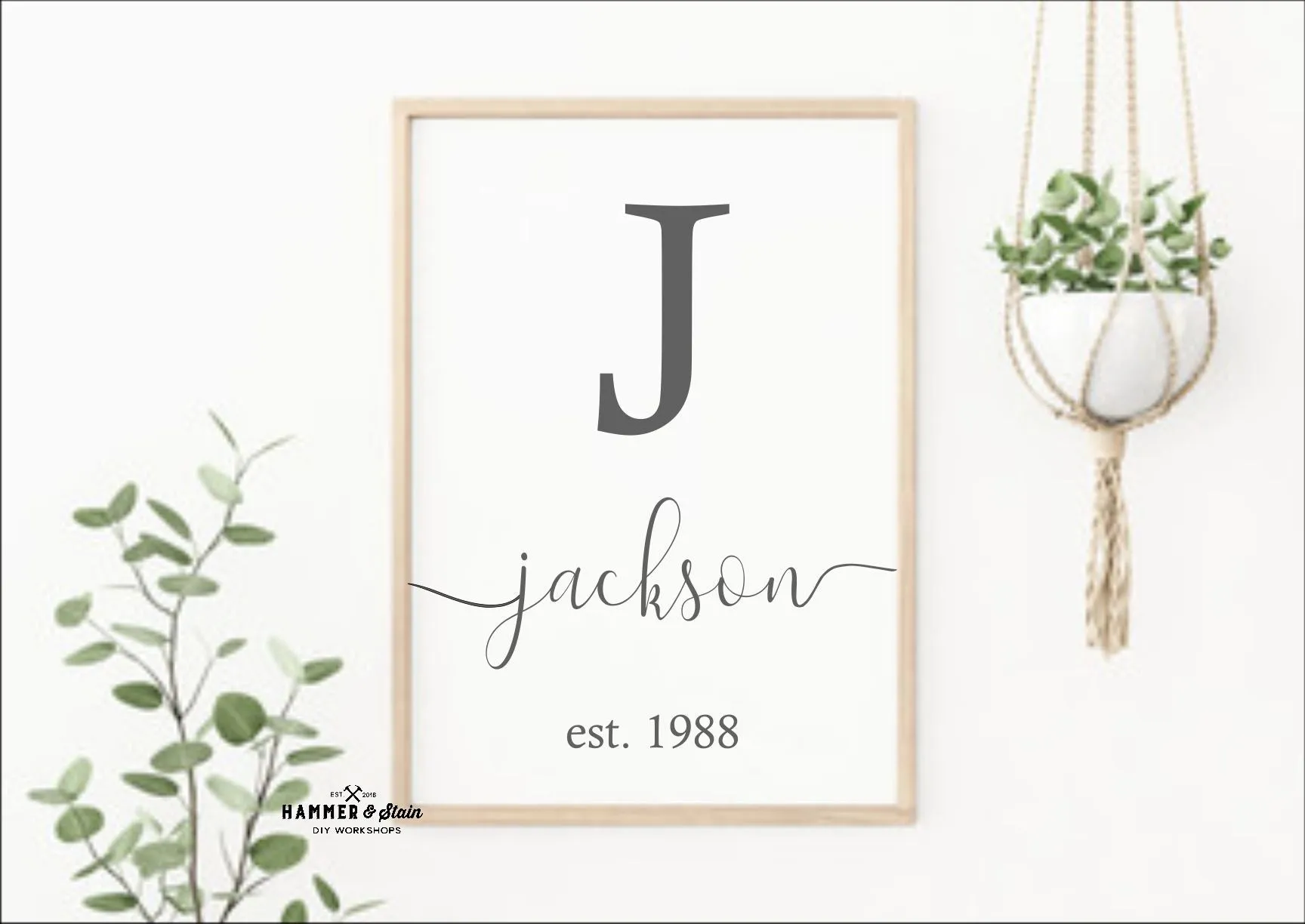 Large Framed Signs