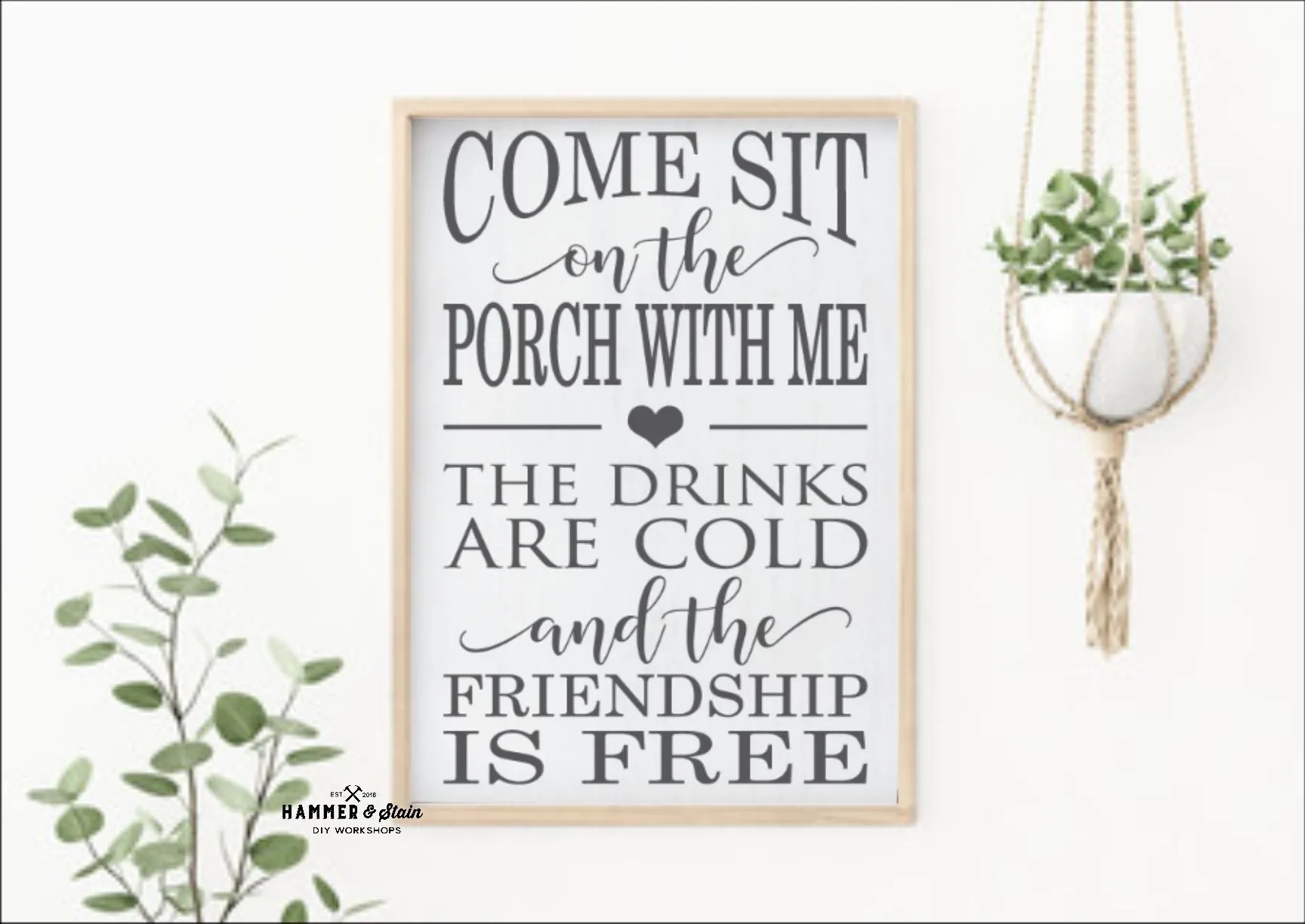 Large Framed Signs