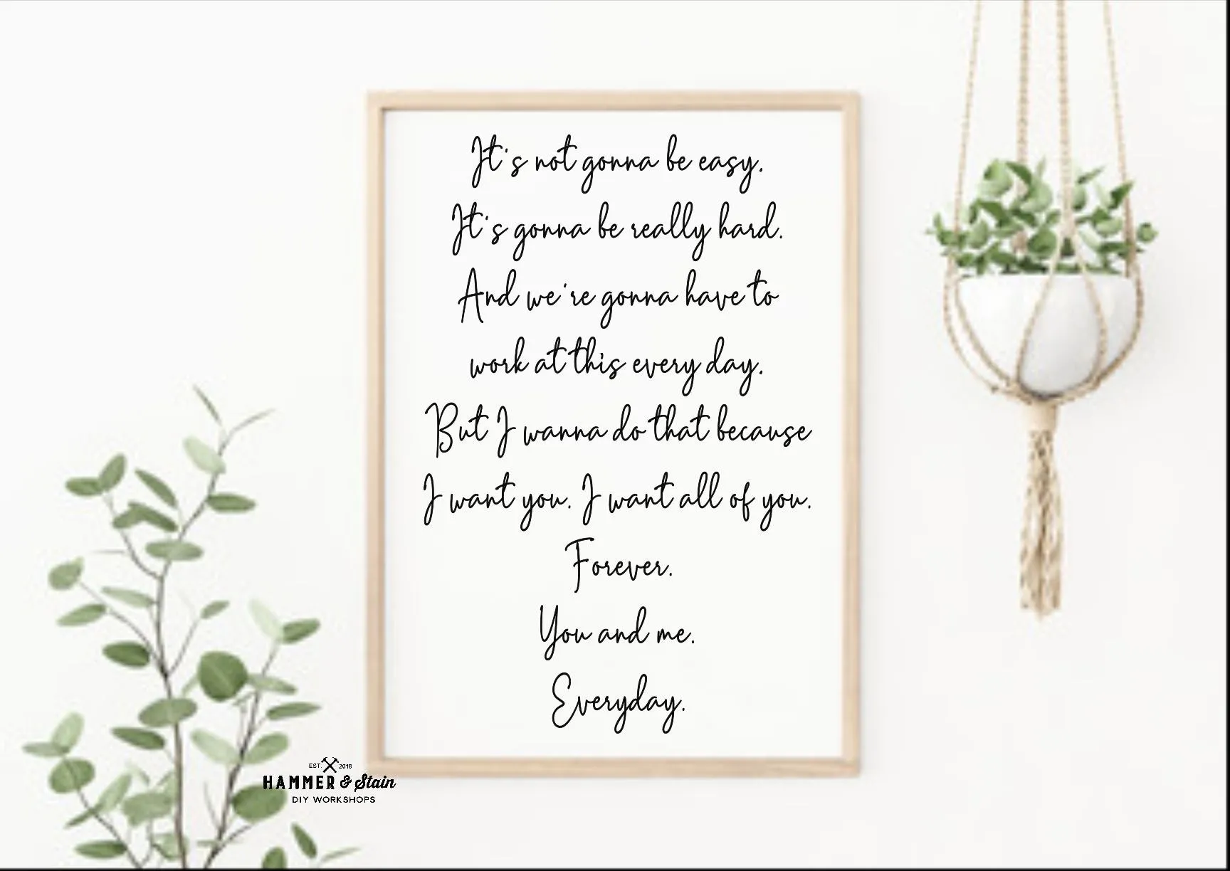 Large Framed Signs
