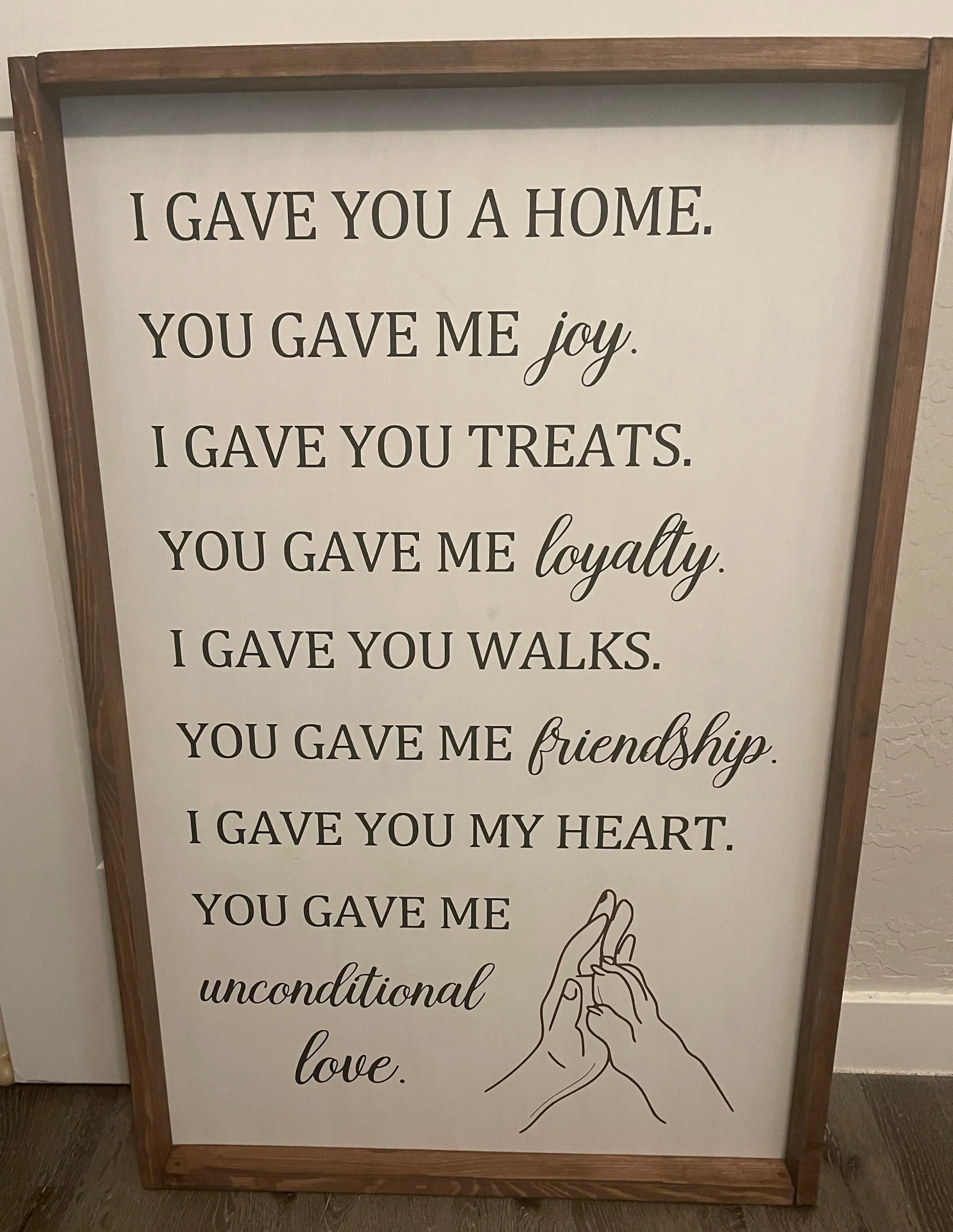 Large Framed Signs
