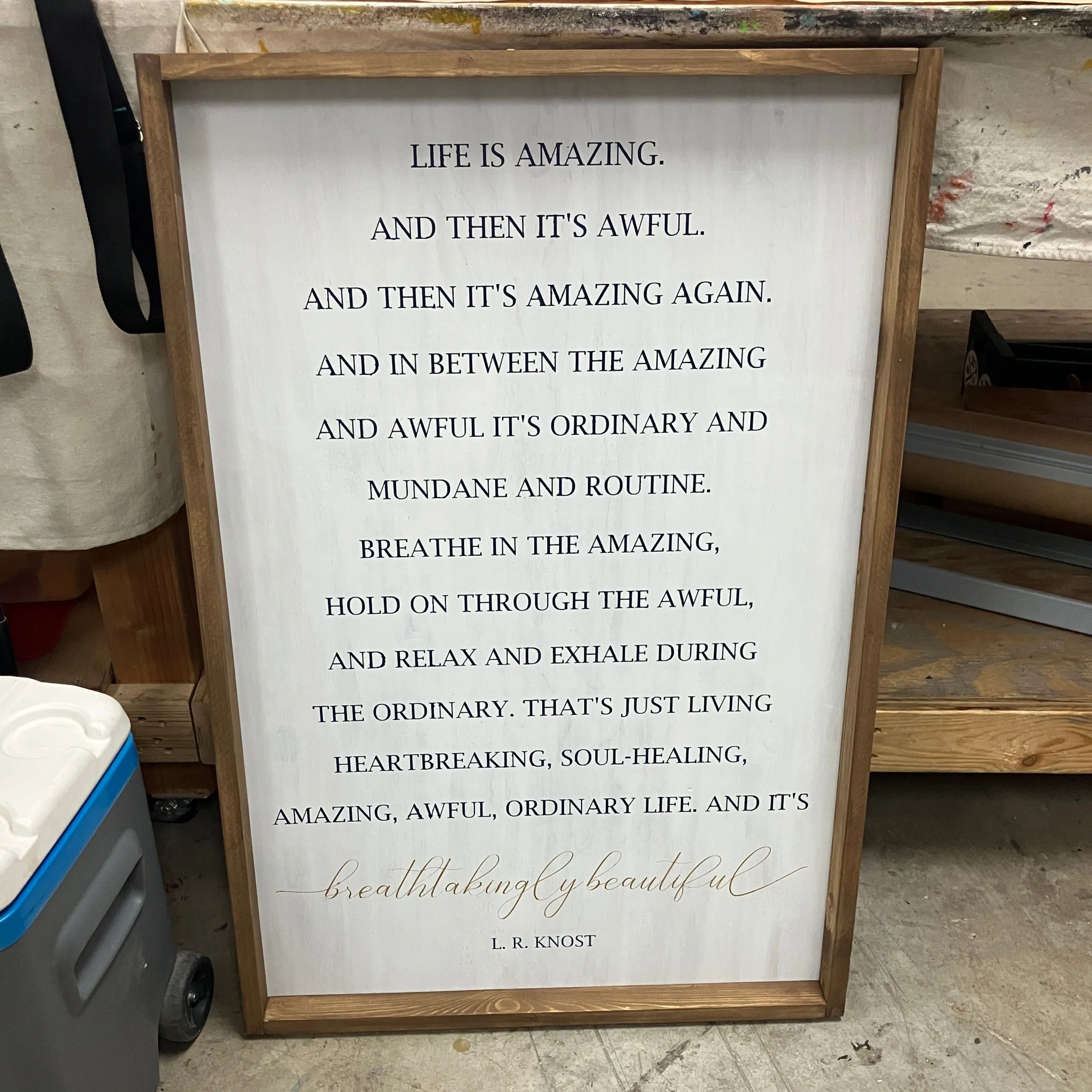 Large Framed Signs