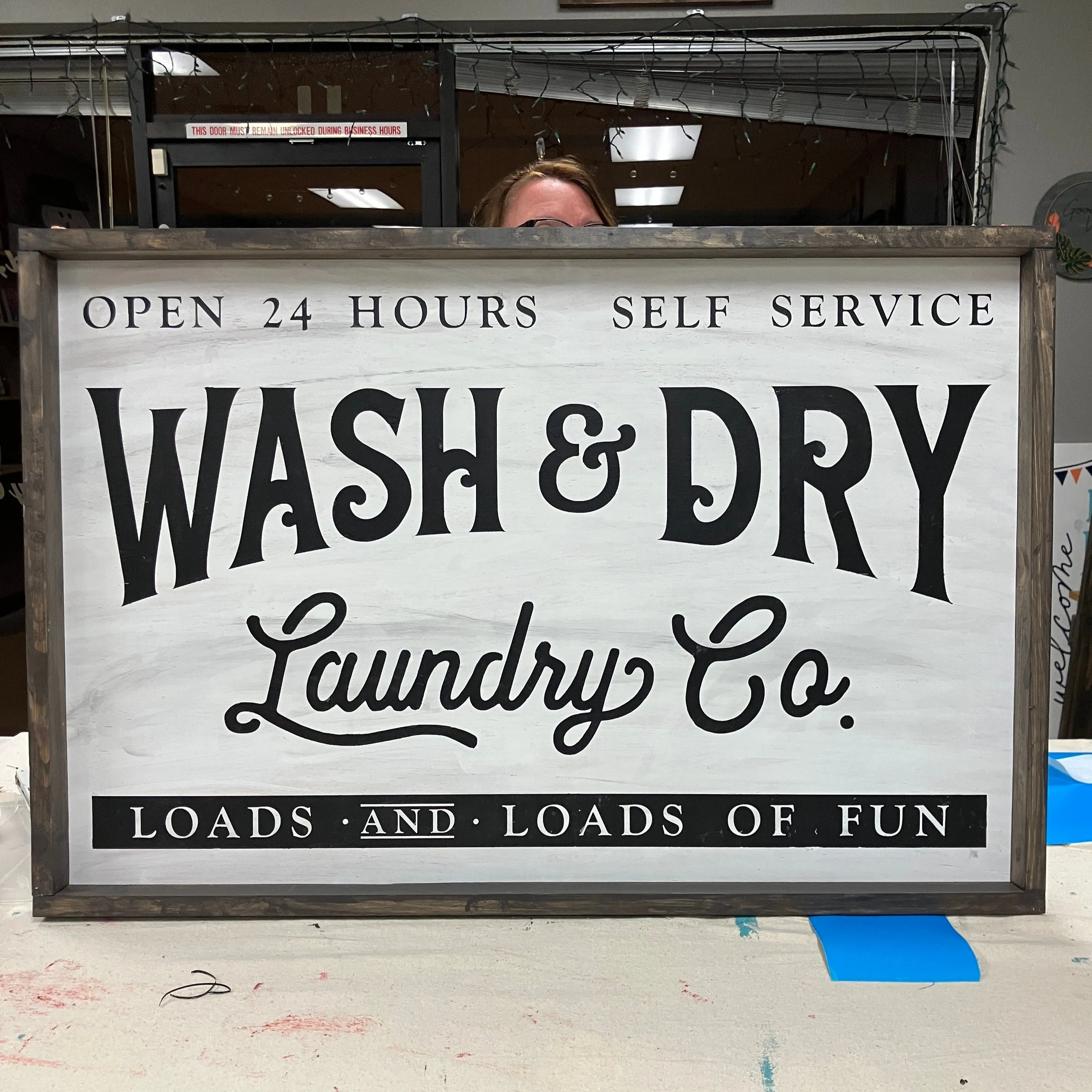 Large Framed Signs
