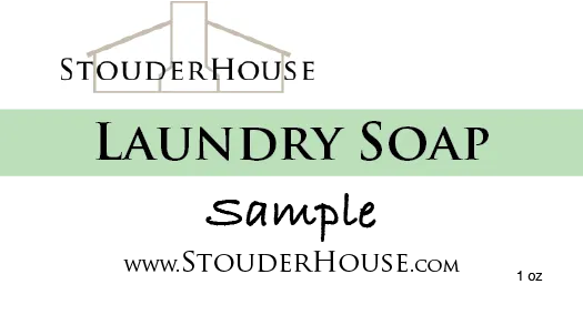 Laundry Soap Samples