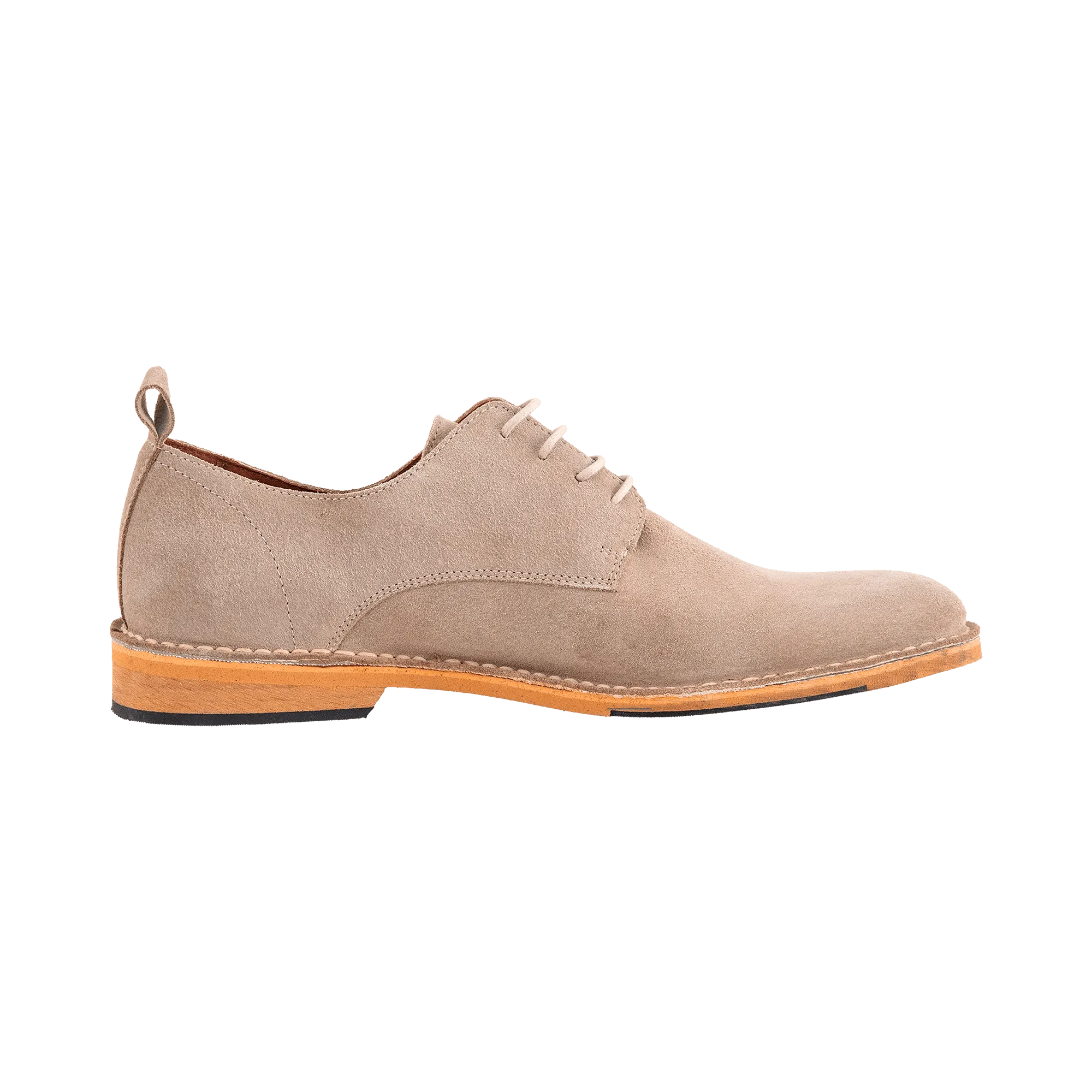 Leder Business Schnürer Sand