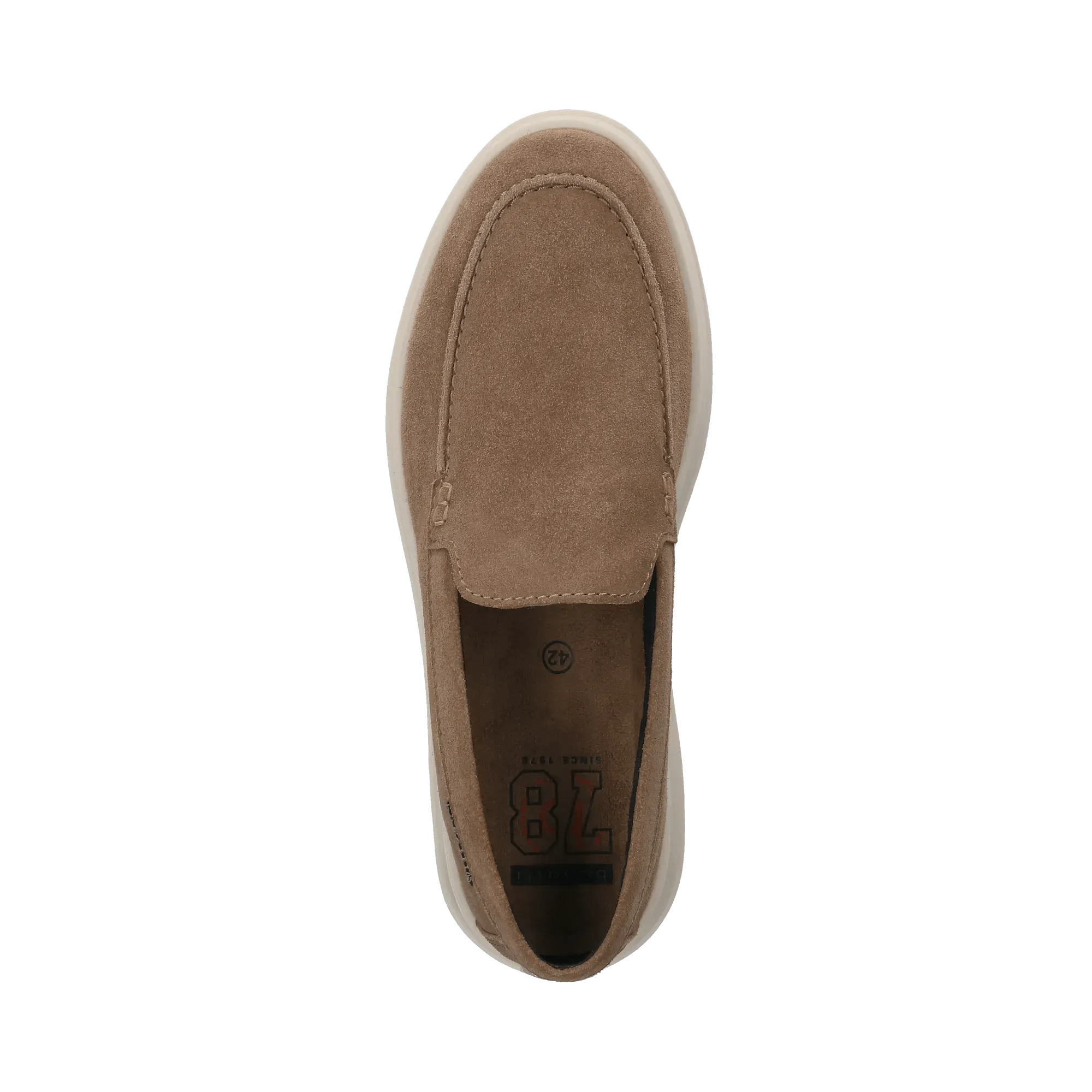 Leder Mokassin Sand