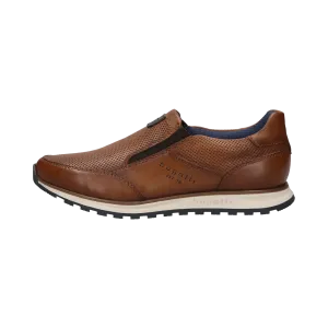 Leder Slip on cognac
