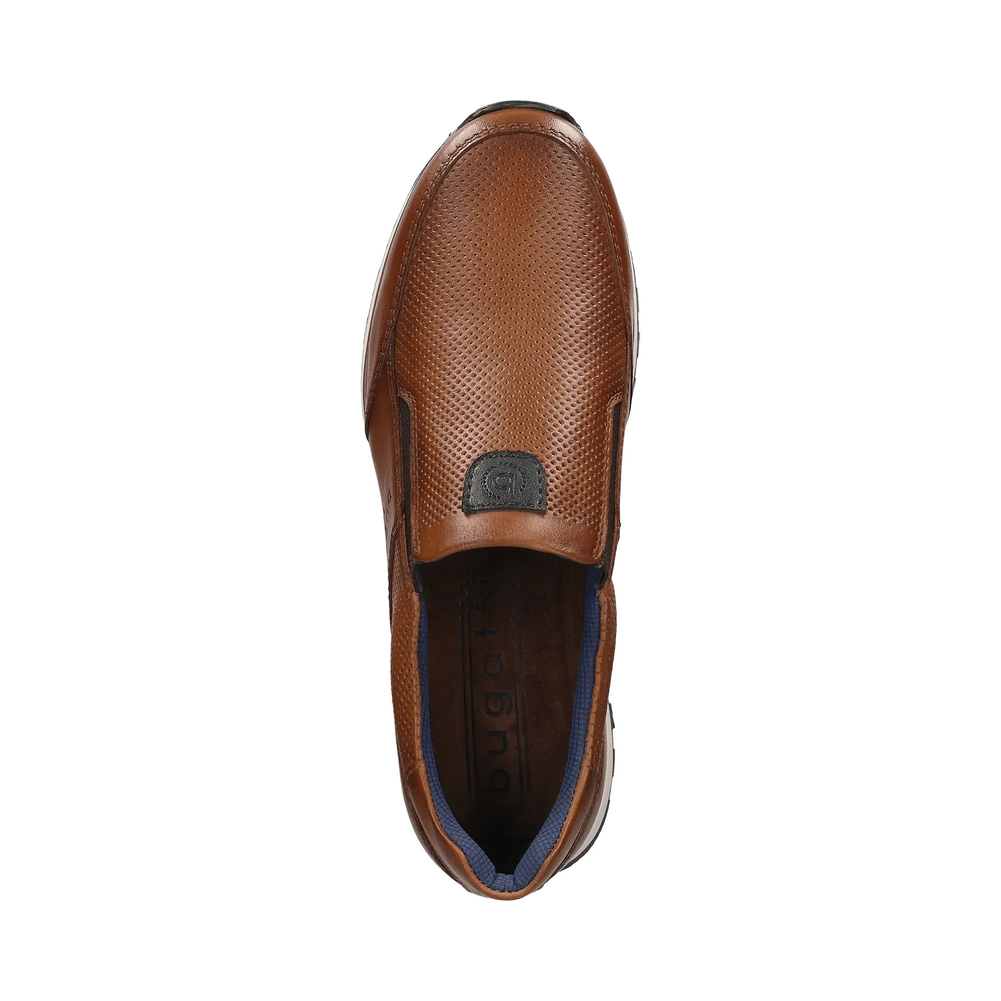 Leder Slip on cognac
