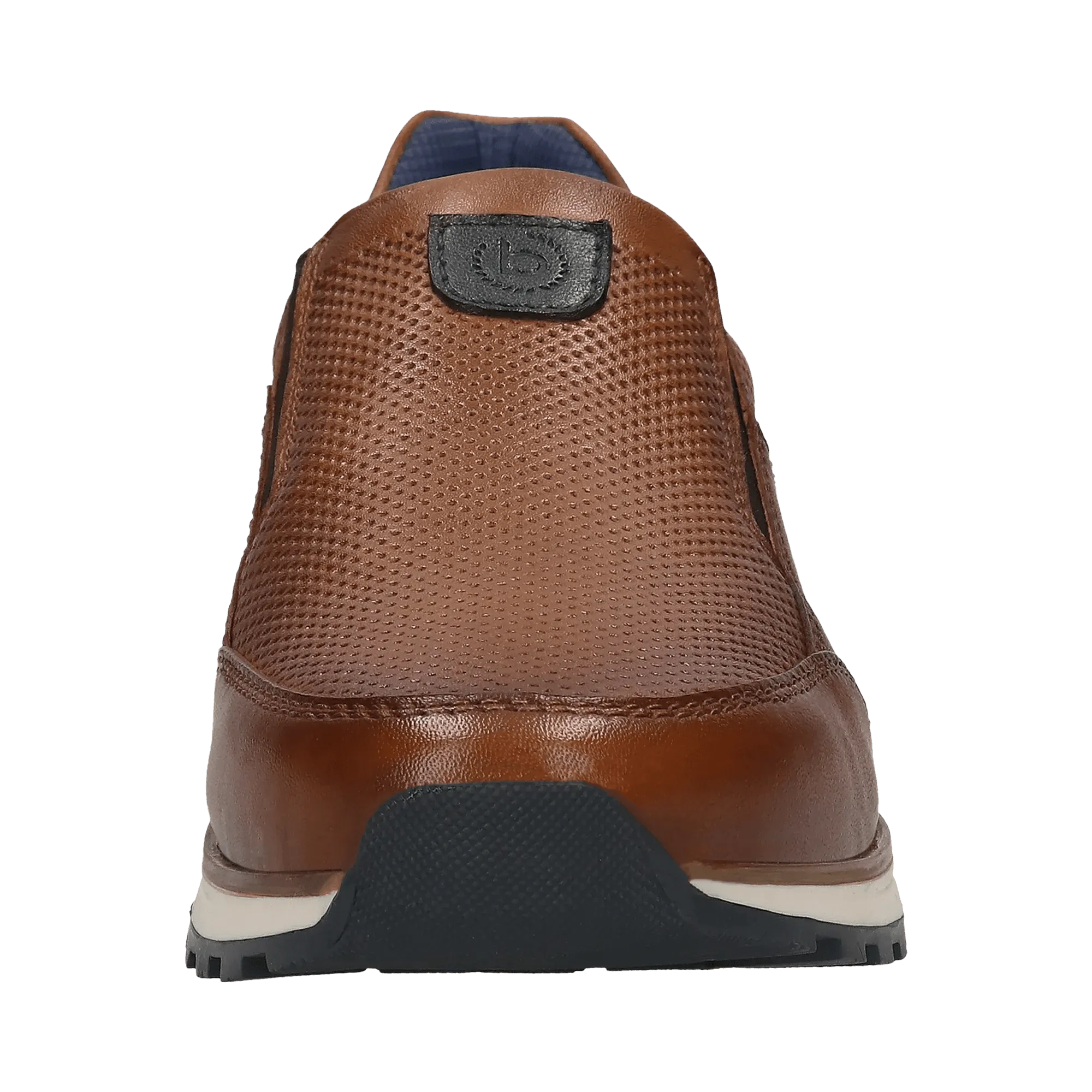 Leder Slip on cognac