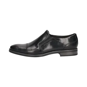 Leder Slip on schwarz