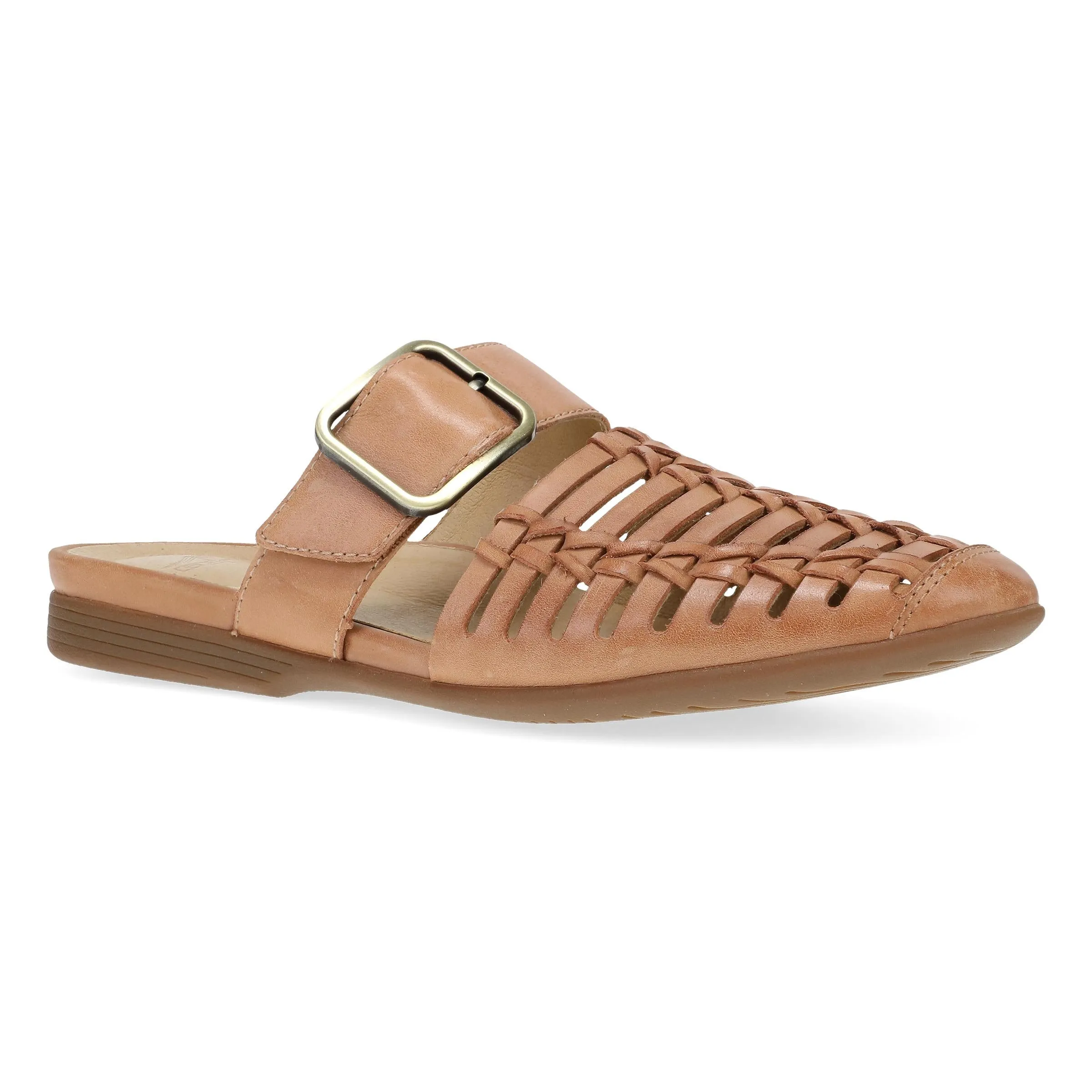 Leilani - Light Tan Burnished Nappa Mule - 2048-150600
