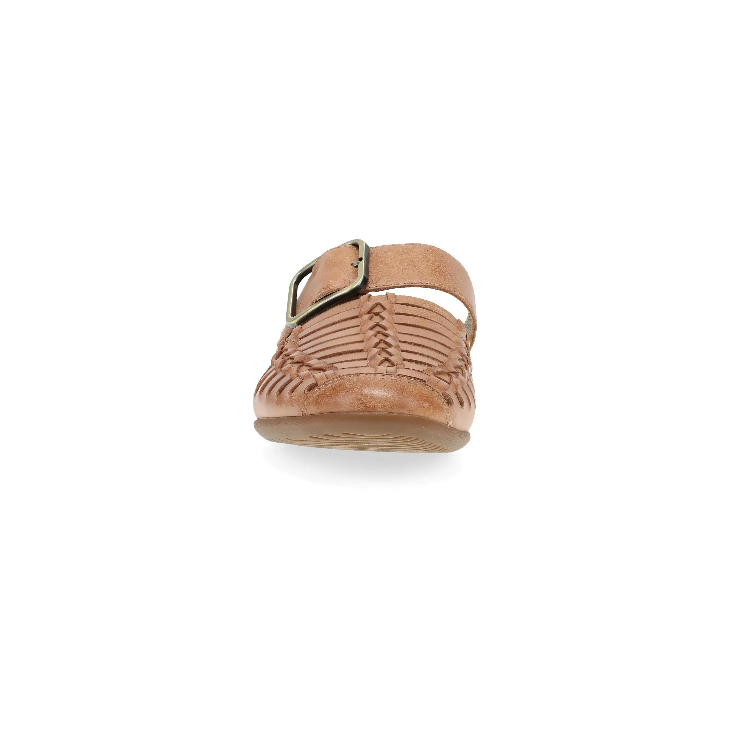 Leilani - Light Tan Burnished Nappa Mule - 2048-150600