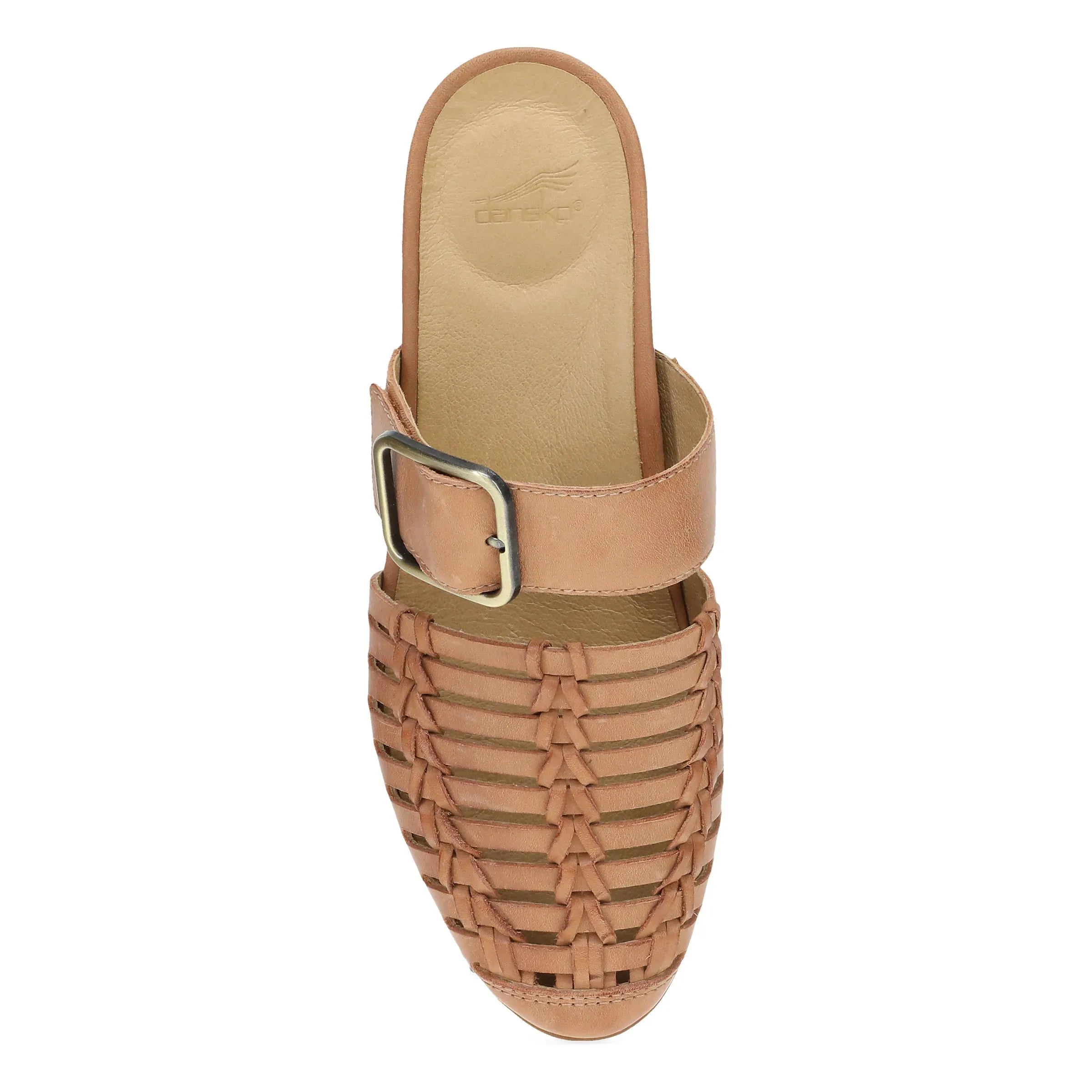 Leilani - Light Tan Burnished Nappa Mule - 2048-150600