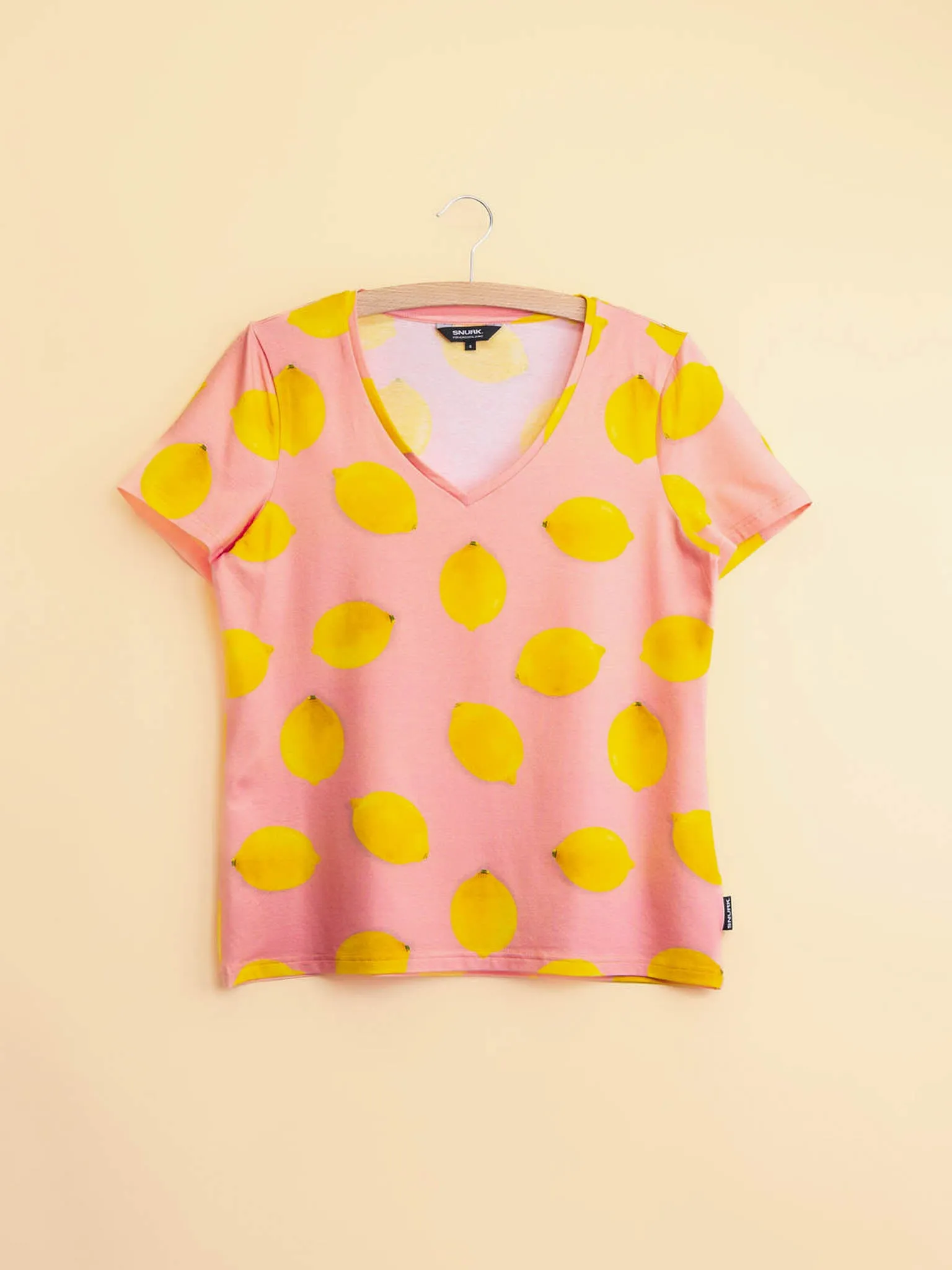 Lemon V-neck T-shirt en Shorts set Dames