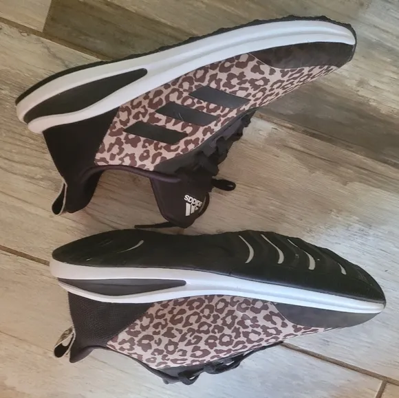 Leopard Adidas youth sneakers