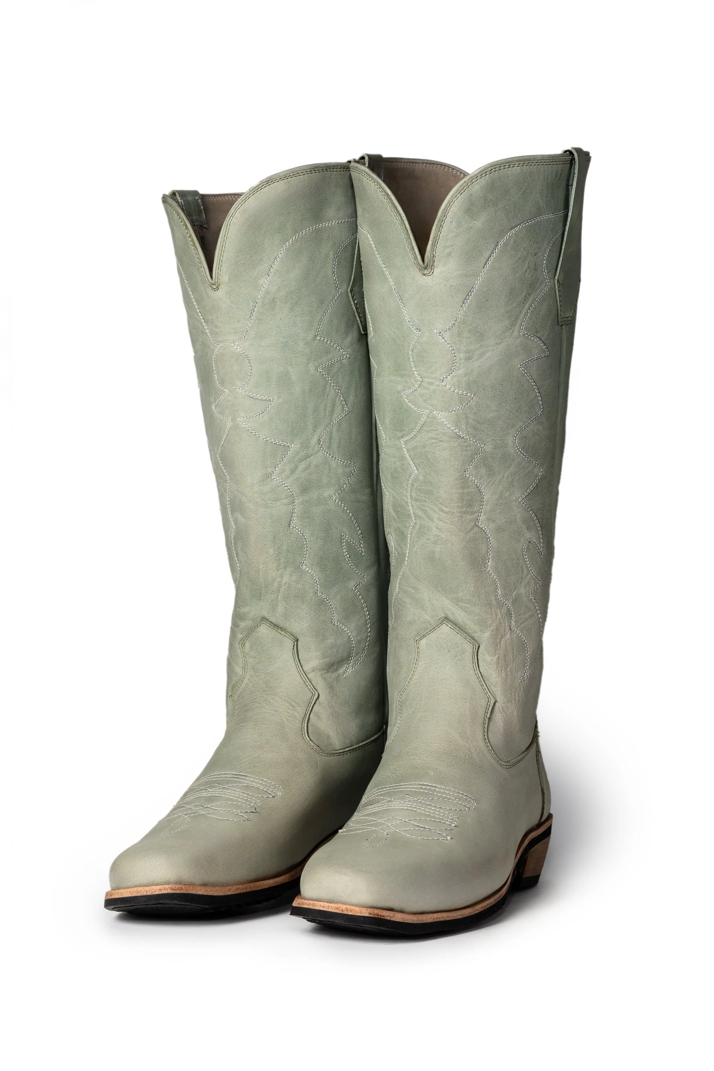 Lesy Cowgirl Leather Boots