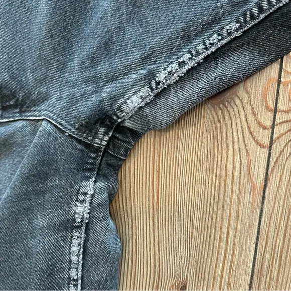 LEVI’S 551 RELAXED FIT TAPERED LEG BLACK JEANS DENIM HIGH WAIST VINTAGE SIZE 8