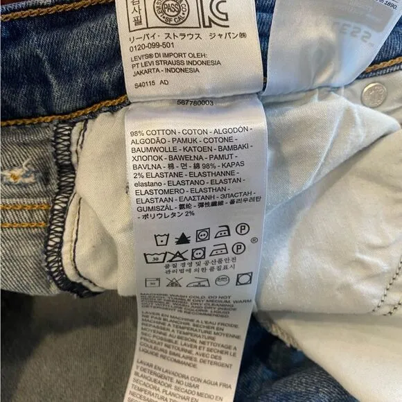 Levi’s Premium Classic Mom Jeans in Mom’s The Word - Dark Wash