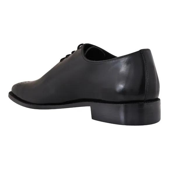 LIBERTYZENO Black WINKLER  Leather Oxford Style Dress Shoes