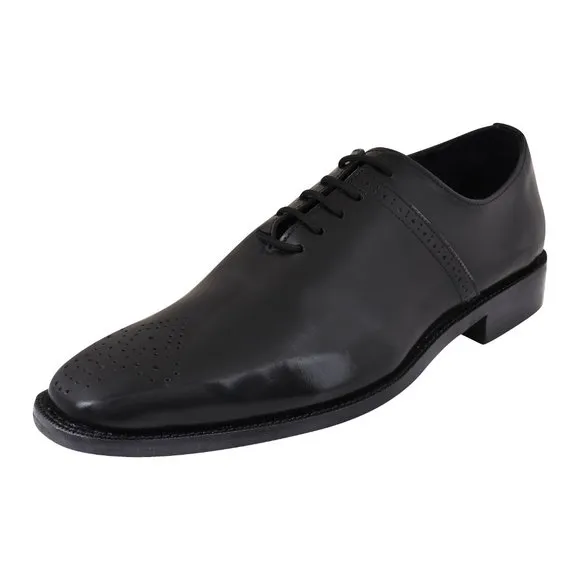 LIBERTYZENO Black WINKLER  Leather Oxford Style Dress Shoes