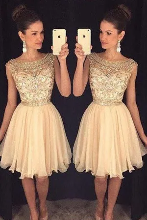 Lift Noisette beaded See through Sexy homecoming prom dresses,SVD551
