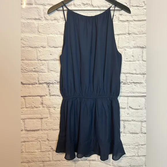 LIKELY Navy Blue Spaghetti strap Tassel detail Mini  Dress size 6