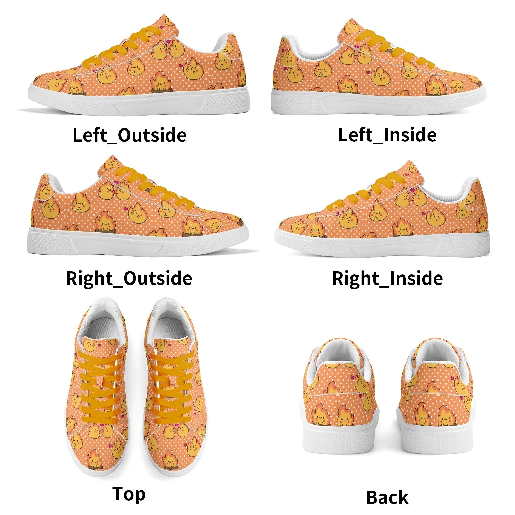 Lil Emberly Unisex Low Top Leather Kicks