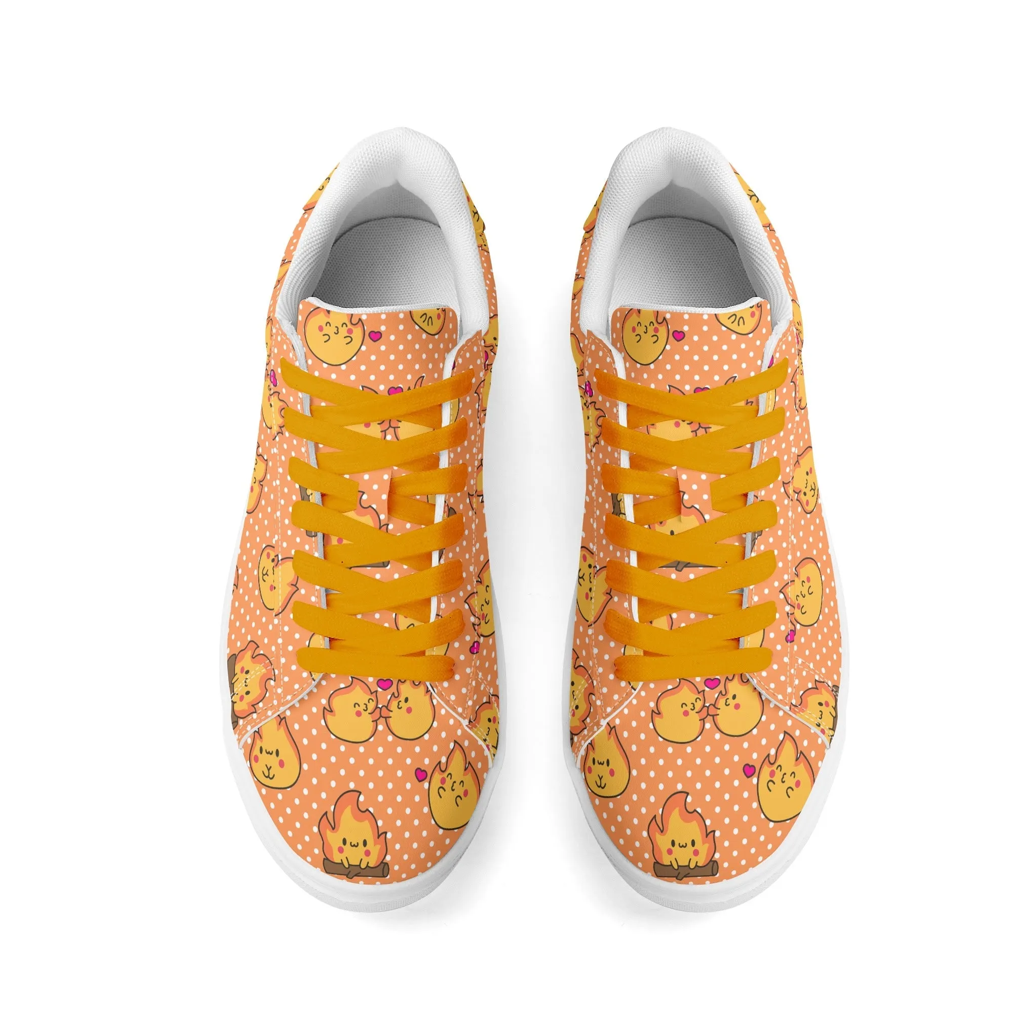 Lil Emberly Unisex Low Top Leather Kicks