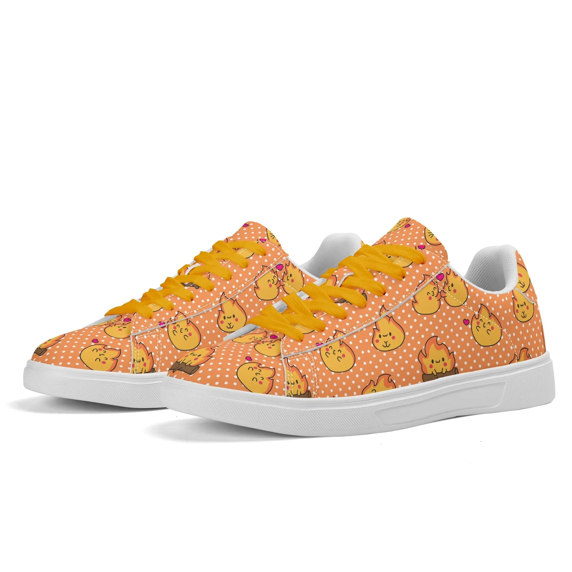 Lil Emberly Unisex Low Top Leather Kicks